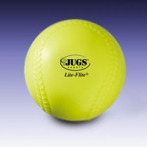 JUGS Lite Flite 12 Inch Pitching Machine Softballs (Dozen): B5005 Balls JUGS 