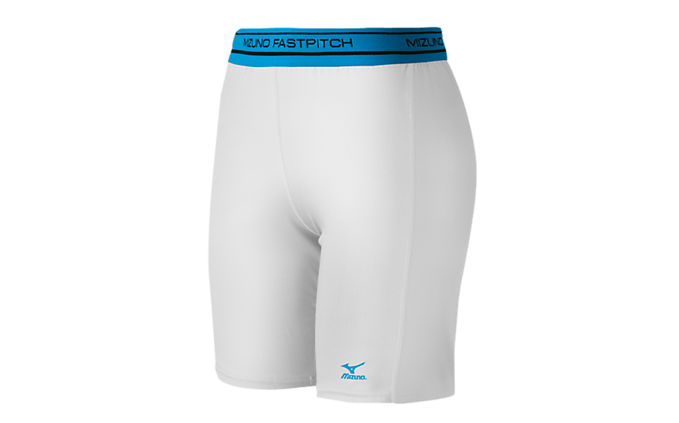 Mizuno Women's Low Rise Compression Sliding Short: 350545 Apparel Mizuno White Large 