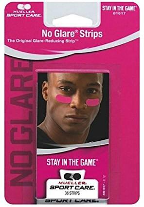 Mueller Pink No Glare Glare-reducing Strips Training & Field Mueller