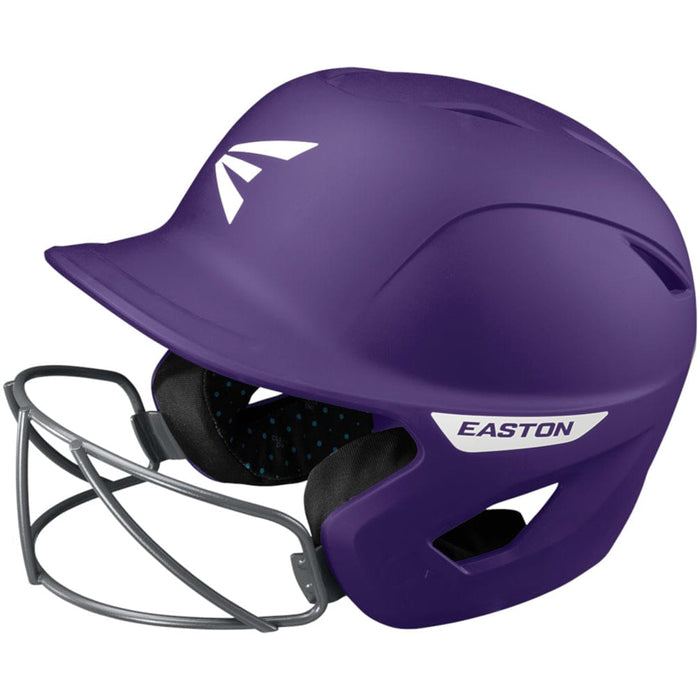 Easton Ghost Solid T-Ball/Fastpitch Helmet with Facemask: A168554 Equipment Easton Purple