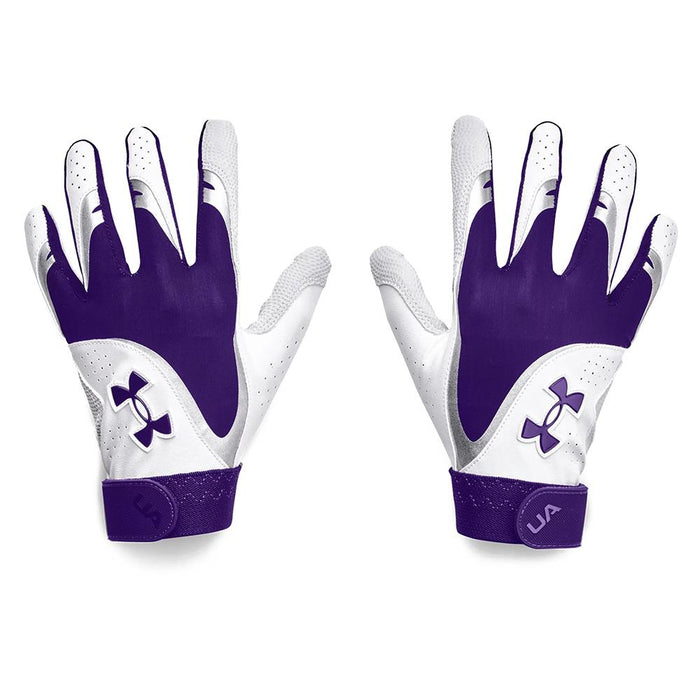 Under Armour Women's UA Radar Batting Gloves Equipment Under Armour Small Purple