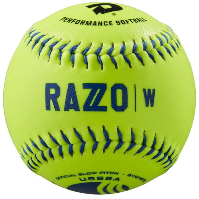 DeMarini Razzo 11" Classic W USSSA Synthetic 44-400 - One Dozen: WTDRZWS11UB Balls DeMarini