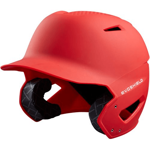 Evoshield XVT Batting Helmet Matte Finish Equipment EvoShield Youth Scarlet 