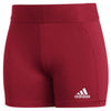 Adidas Womens 4 Inch Spandex Shorts: CD9592 Volleyballs Adidas XXS Red 