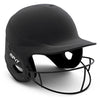 Rip-It Vision Pro Softball Batting Helmet: Matte Finish Equipment Rip-It Black Small-Medium 