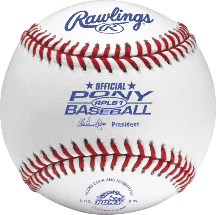 Rawlings (RS) Pony League Baseball (Dozen): RPLB1 Balls Rawlings 