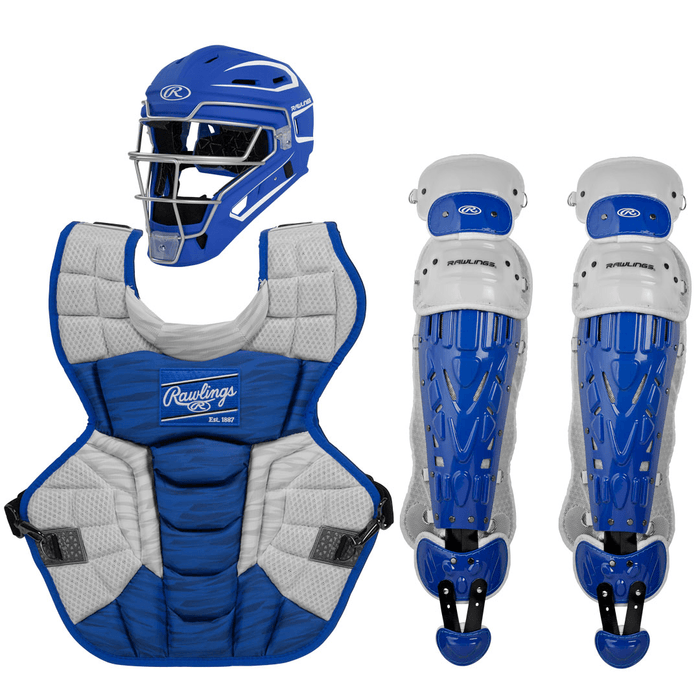 Rawlings Velo 2.0 Catcher’s Equipment Set Adult: CSV2A Equipment Rawlings Royal-White