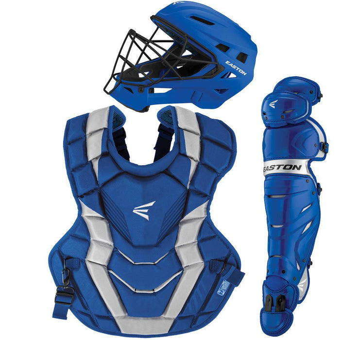 Easton Youth Elite X Boxed Catcher's Set: A165426 Equipment Easton Royal-Silver 