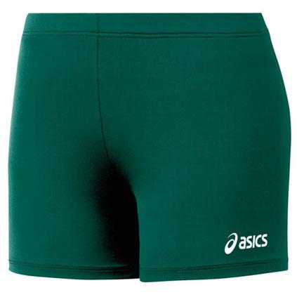 Asics 4 Inch Spandex Court Short: BT936 Volleyballs Asics Forest XXS 