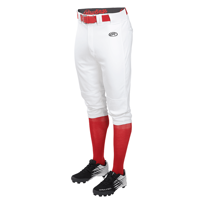 Rawlings Solid Launch Knicker Pant (Adult): LNCHKP Apparel Rawlings Small White