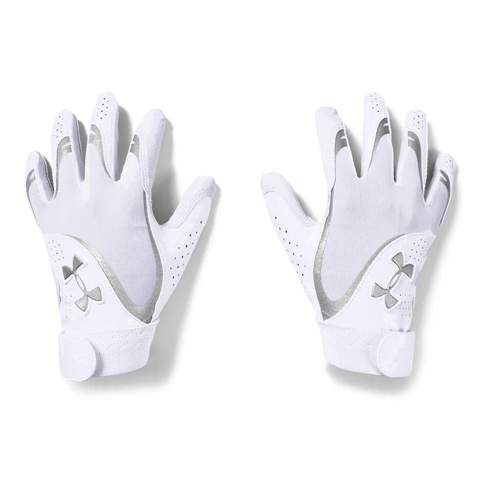 Under Armour Women's UA Radar Batting Gloves Equipment Under Armour Small White 