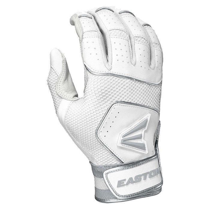 Easton Walk-Off NX™ Adult Batting Gloves: A121252 Equipment Easton Small White 