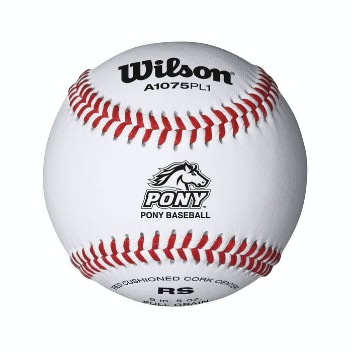 Wilson A1075BPL1 Pony Baseball (Dozen) Balls Wilson Sporting Goods