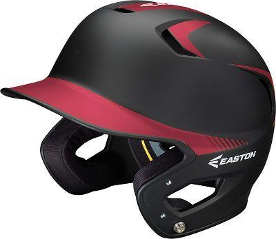 Easton Z5 Senior Grip Two Tone Matte Batting Helmet: A168095 Equipment Easton Black-Red
