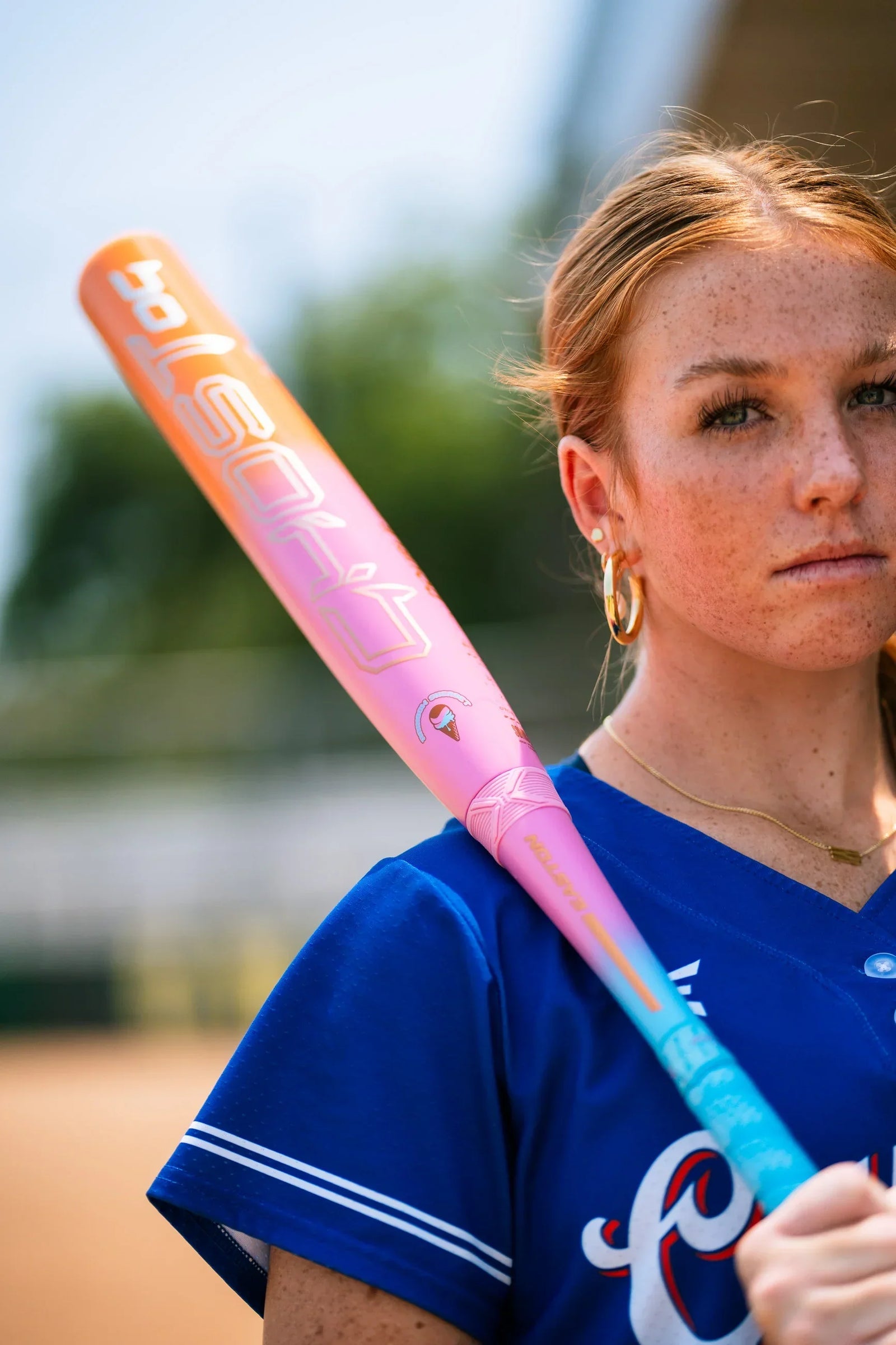 Hit It Out of the Park with 2026 Easton Ghost Rainbow Sherbet Bat!