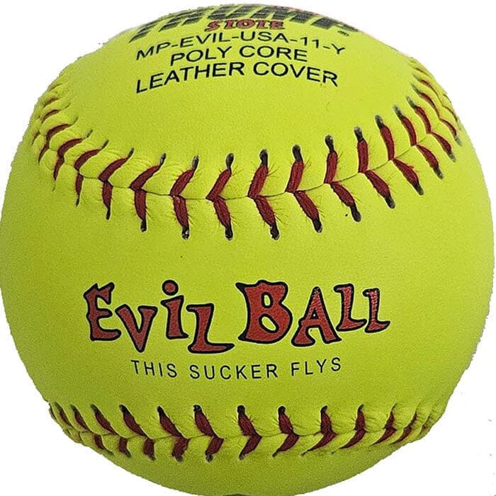 Trump Evil Sports 11” USA (ASA) Leather Softball .52-300 - One Dozen: 1397416 Balls Evil Sports 