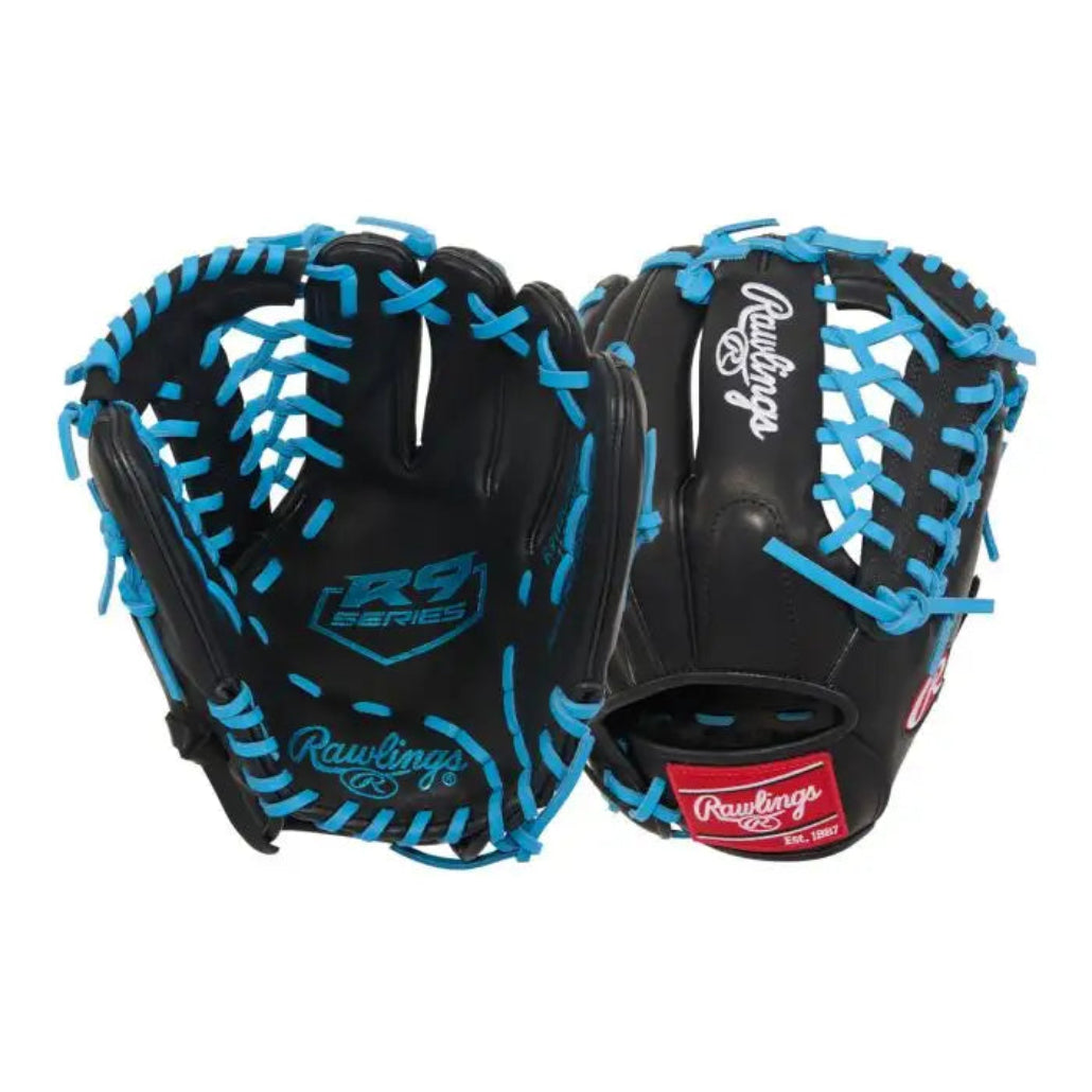 Rawlings R9 Series 12" Contour Baseball Glove: R9115U-4BCB