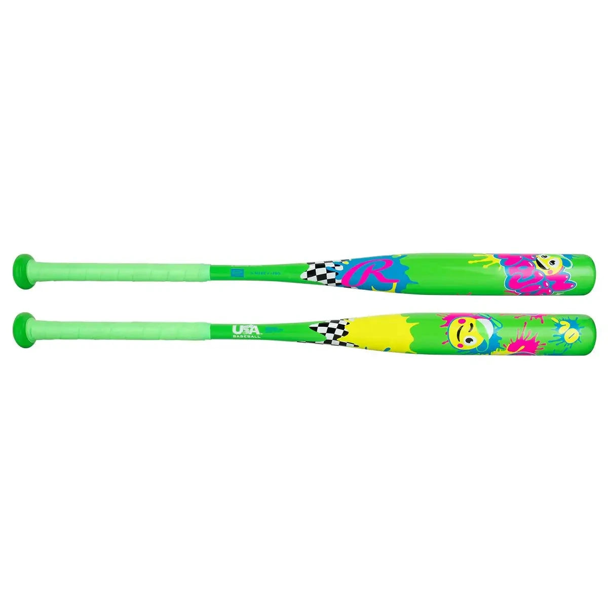 2027 Rawlings Glow-Mojis (-10) USA Youth 2 1/4" Baseball Bat: RUS7GLO10 Bats Rawlings 