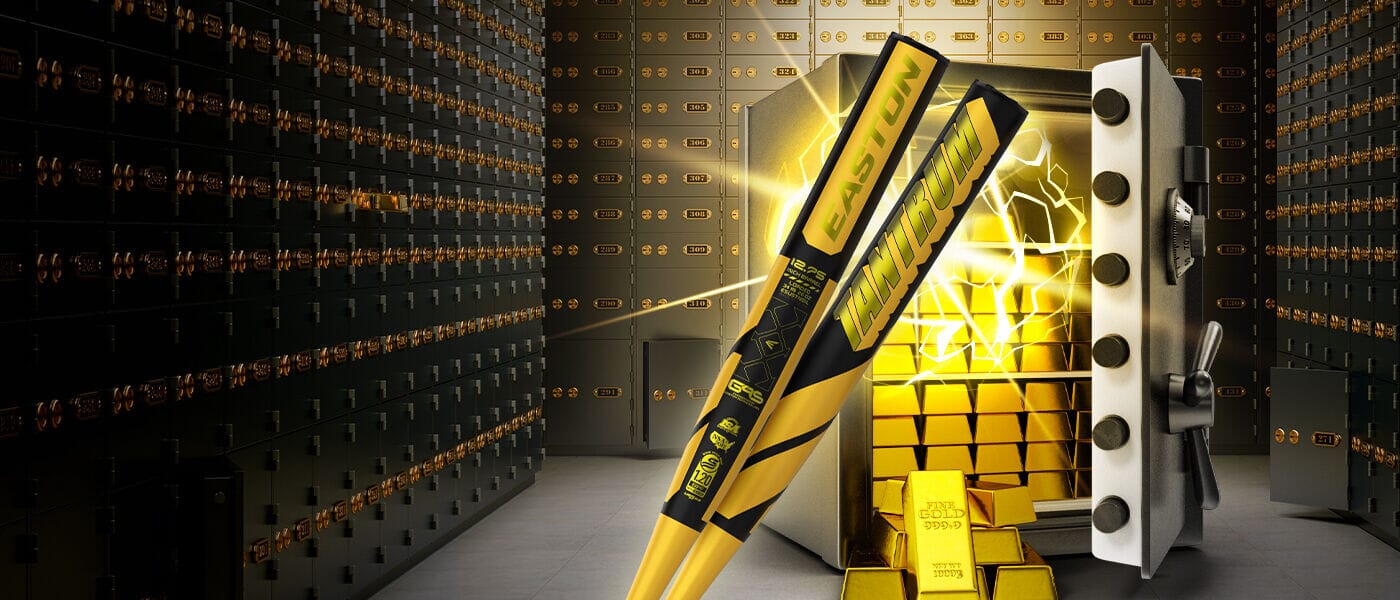 2025 Easton Tantrum Gold 1-Piece Loaded USSSA Slowpitch Softball Bat: ESU5TNTG1L Bats Easton 