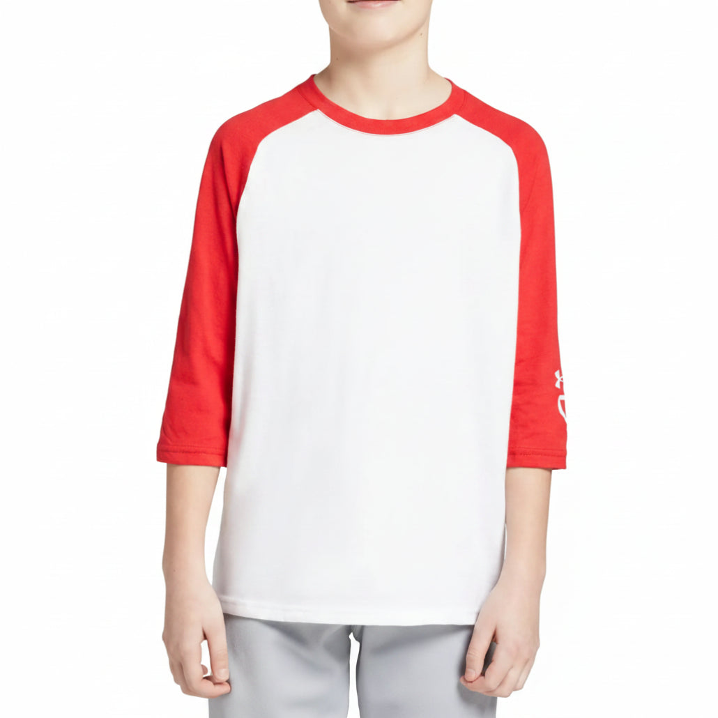 Under Armour Youth Classic 3/4" Baseball Raglan Tee: 1375661