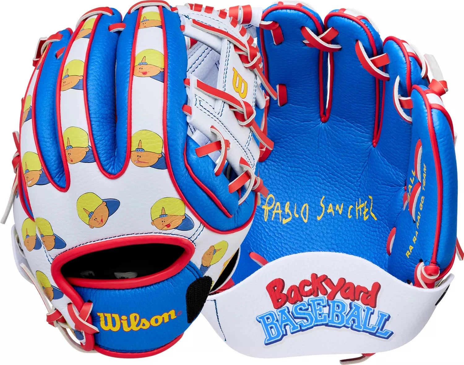 2026 Wilson "Backyard Baseball" A200 Pablo 10" Youth Baseball Glove: WBW10420110