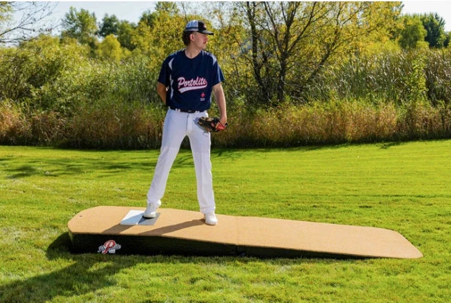 Portolite Standard Baseball Two-Piece Practice Mound: TPM1150 Training & Field Portolite Tan 