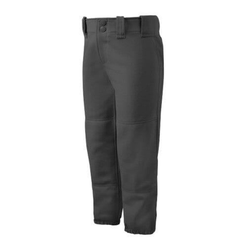 Mizuno Women&#39;s Low Rise Pants: 350150 Apparel Mizuno Charcoal Small 