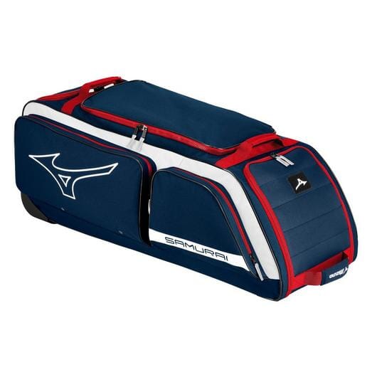 Mizuno 24 Samurai Wheeled Catcher's Equipment Bag: 360327 Equipment Mizuno 