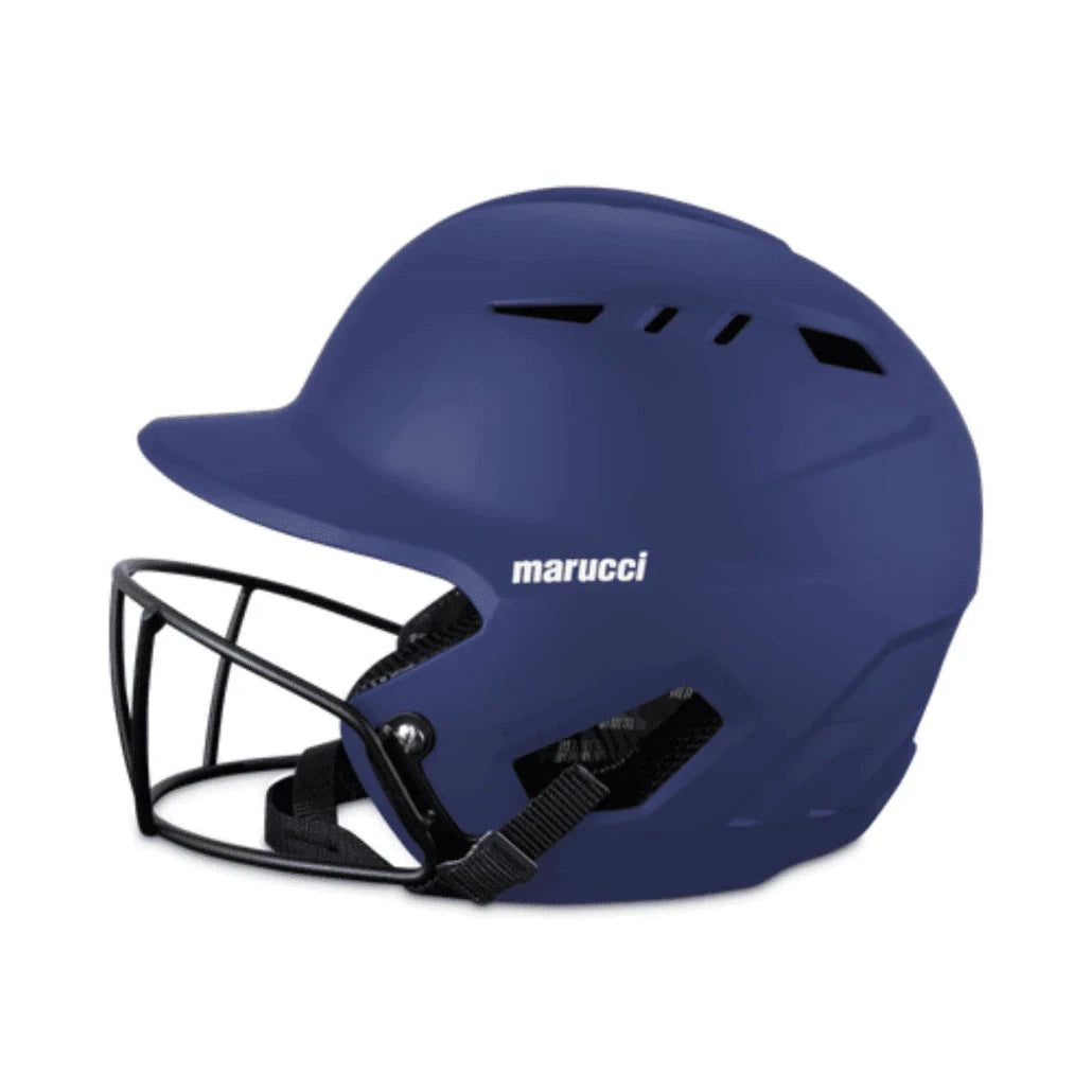 Marucci DuraVent D3O Fastpitch Batting Helmet Equipment Marucci Navy Junior-6 1/2"-7 1/8" 