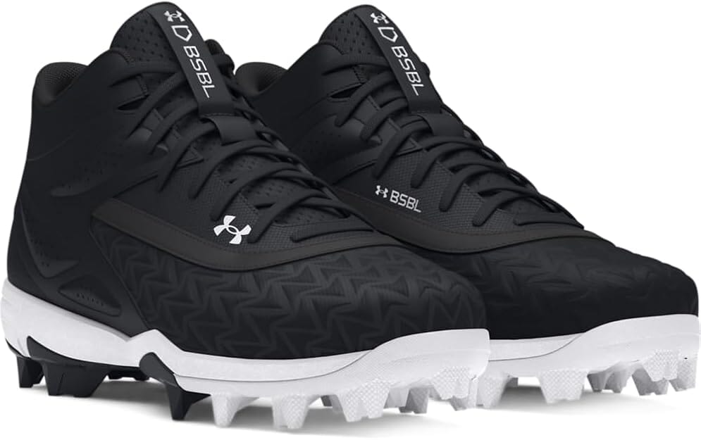 UA Leadoff Mid RM 3.0 Jr. Baseball Cleats: 3027454 Footwear Under Armour 
