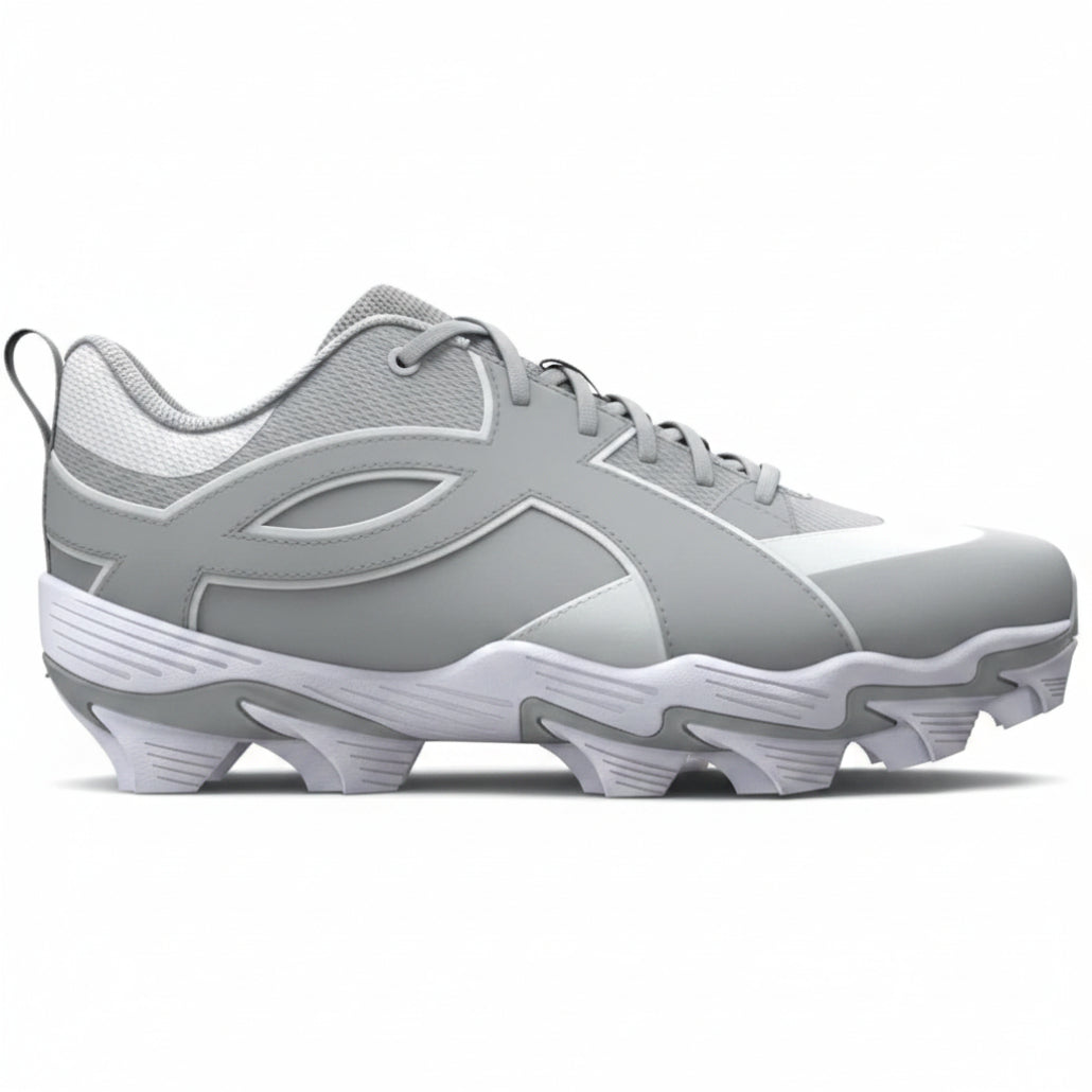 Under Armour Leadoff Icon Low Cleat: 6010138 Footwear Under Armour 6.5 Gray 