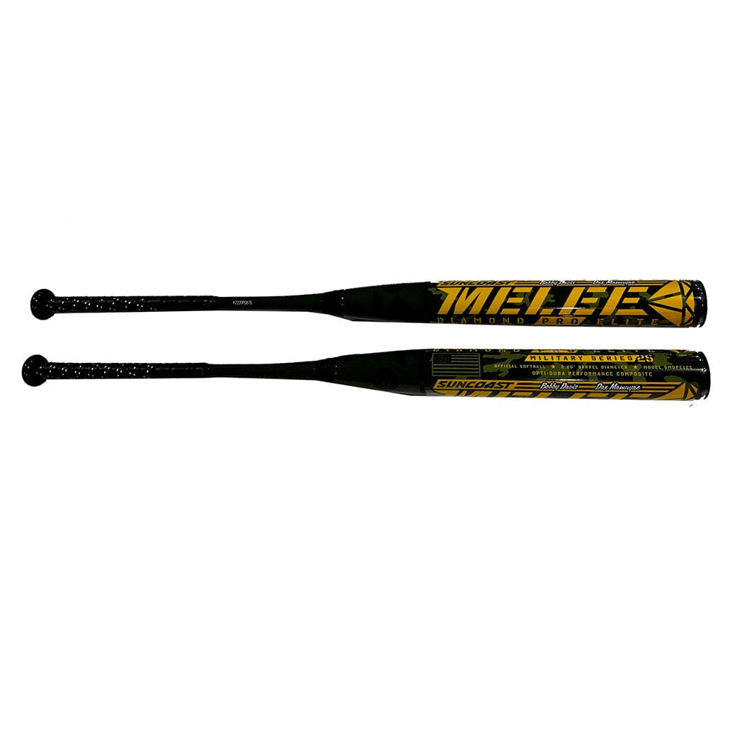 2025 Suncoast Melee Diamond Pro Elite Military Series End-Loaded Senior Slowpitch Bat: SMDPE12E Bats Suncoast 