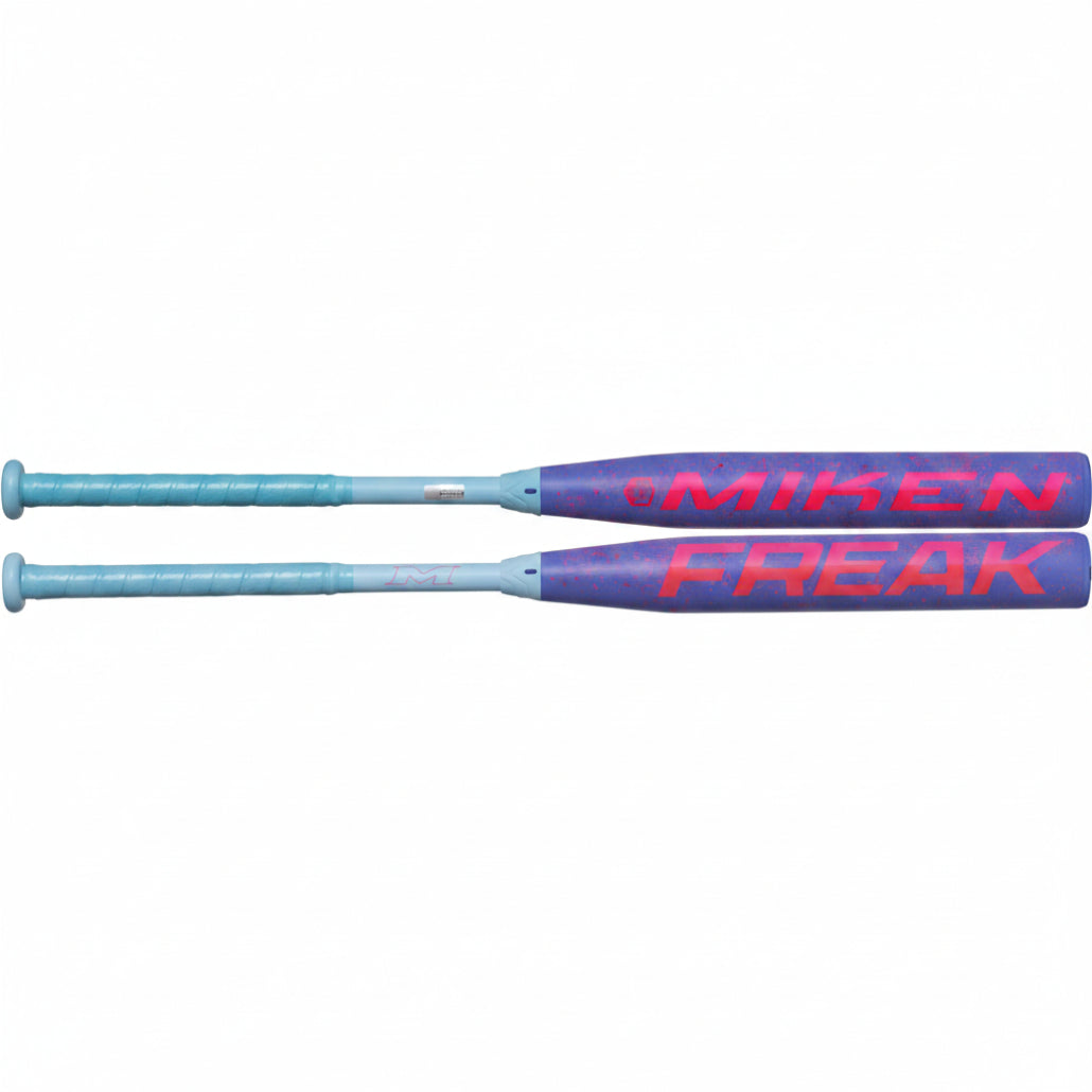 2026 Miken Freak Splatter USA (ASA) Balanced 2-Piece 13.5" Slowpitch Softball Bat: MSA6FRKB Bats Miken 