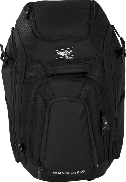 2025 Rawlings Legion 2 Players Backpack: LEGION 2 Equipment Rawlings Black 