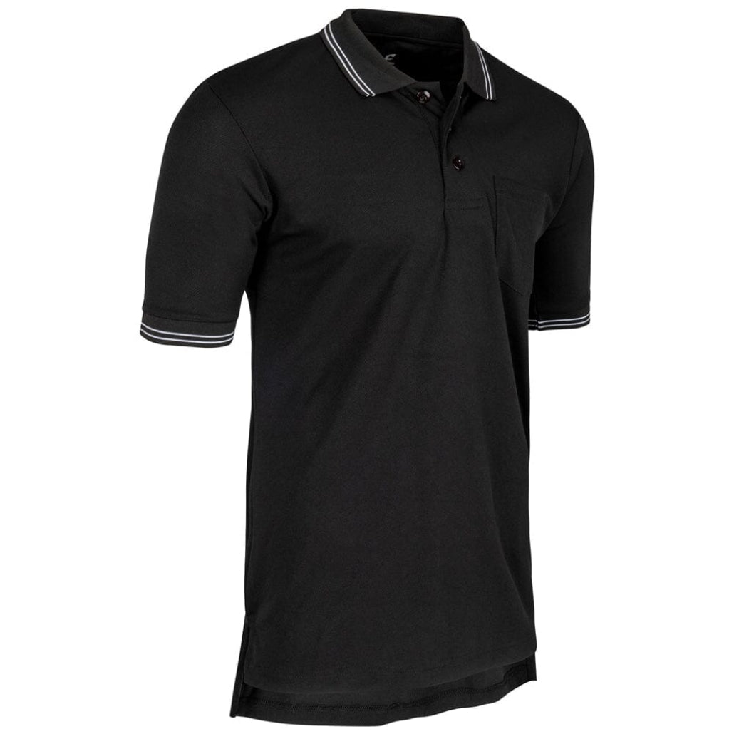 Champro Umpire Polo Shirt: BSR1 Apparel Smitty Black Medium 
