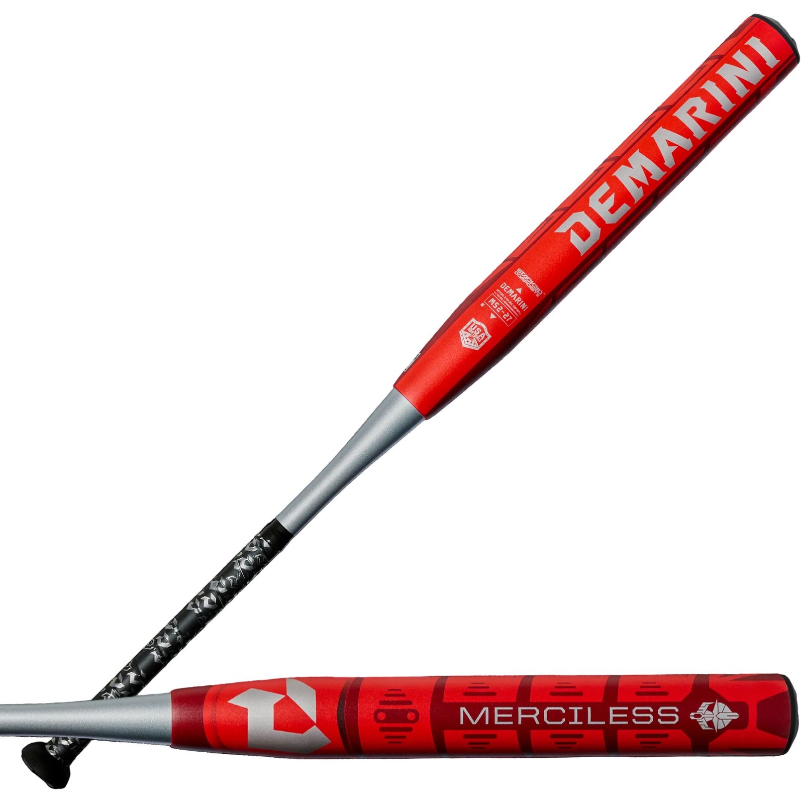 2027 DeMarini Merciless 13.5" End Loaded USA (ASA) Slowpitch Softball Bat: WBD2679010 Bats DeMarini 