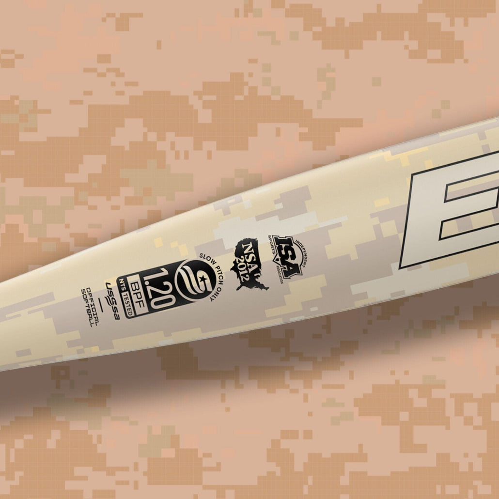 2027 Easton Stealth Camo End-Loaded 1-Piece USSSA Slowpitch Softball Bat: ESU6STHC1L Bats Easton 