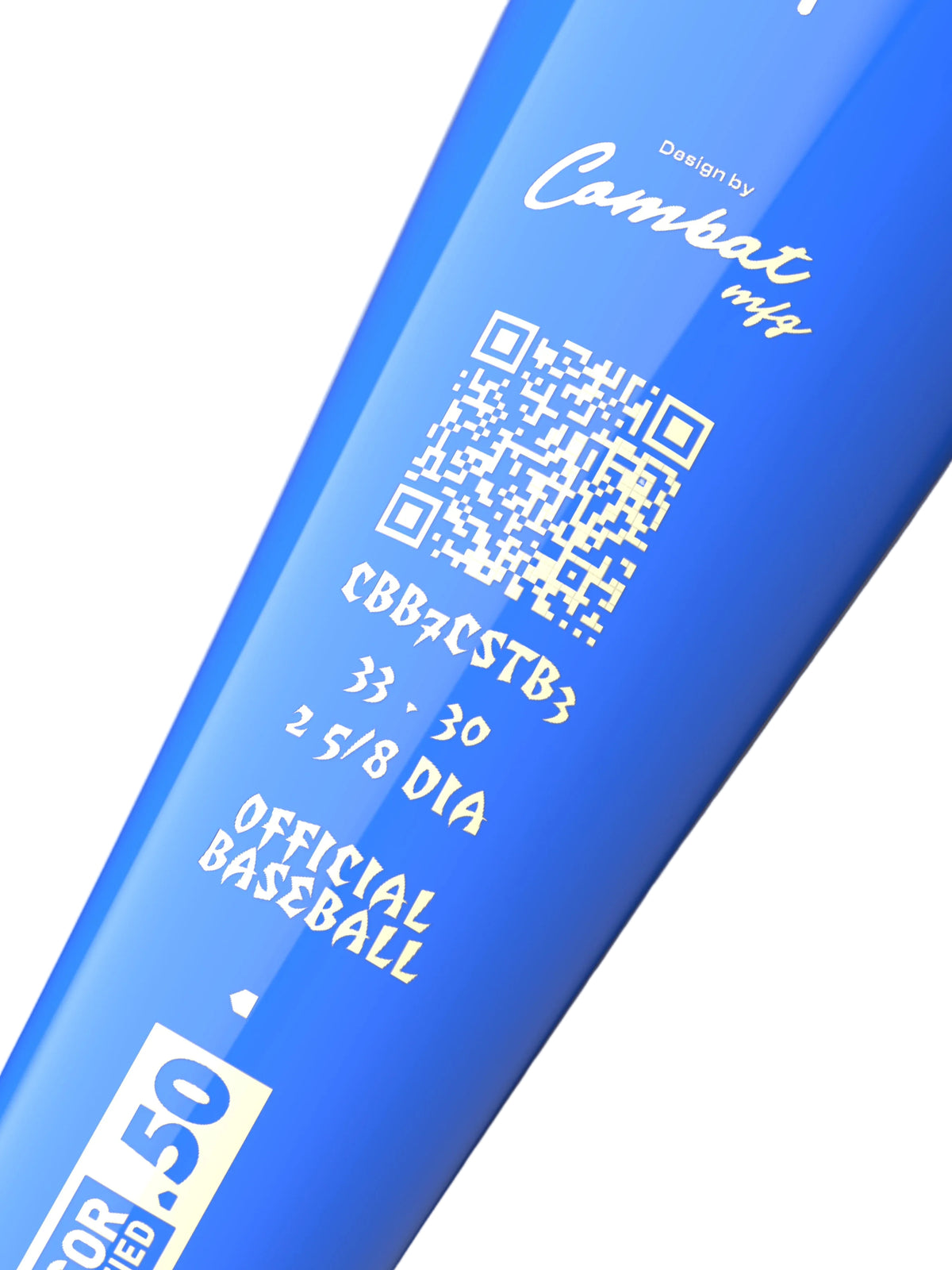 2026 Combat Coastal Collective Series "Mavericks" 1-Piece Spec-A1 BBCOR Bat -3oz: CBB7CSTB3 Bats Combat 