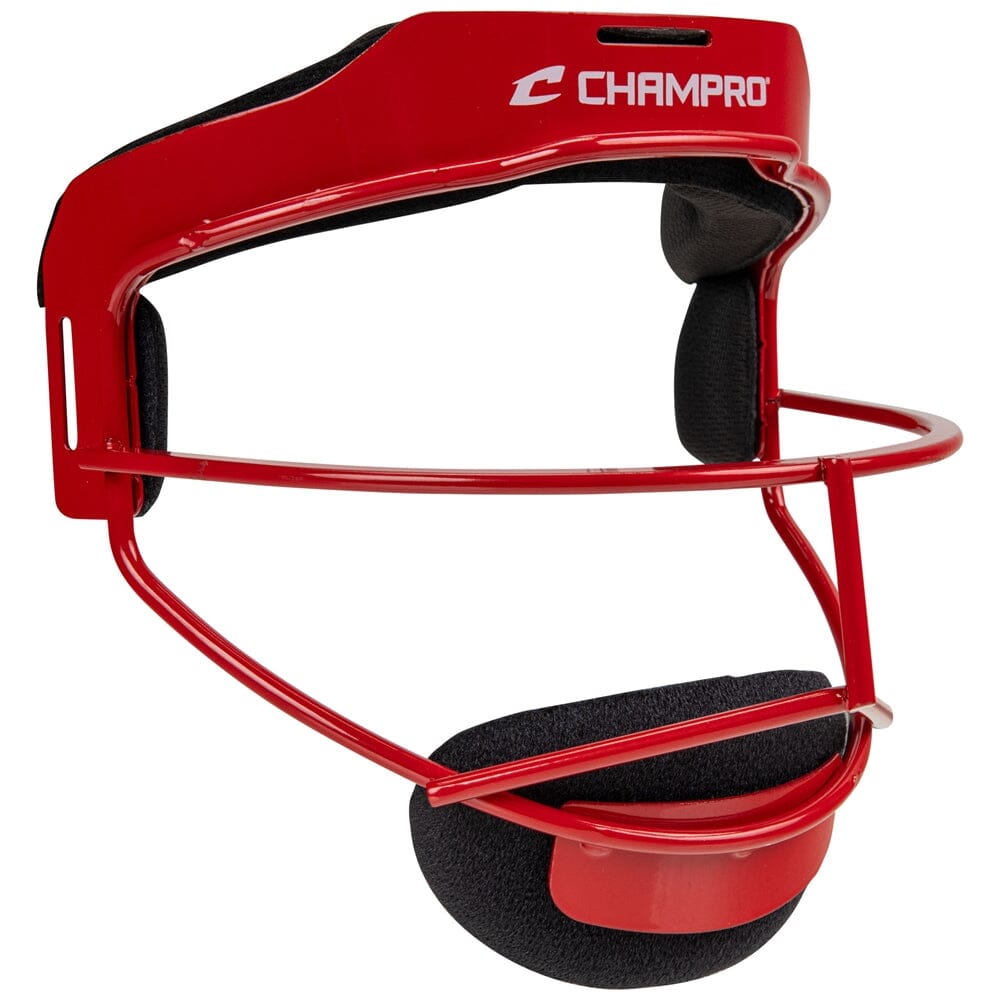 Champro Sentry Fielder&#39;s Mask Adult and Youth: CM03 Equipment Champro Scarlet Adult 