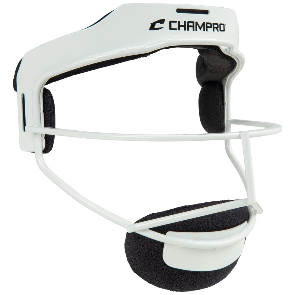 Champro Sentry Fielder&#39;s Mask Adult and Youth: CM03 Equipment Champro White Adult 