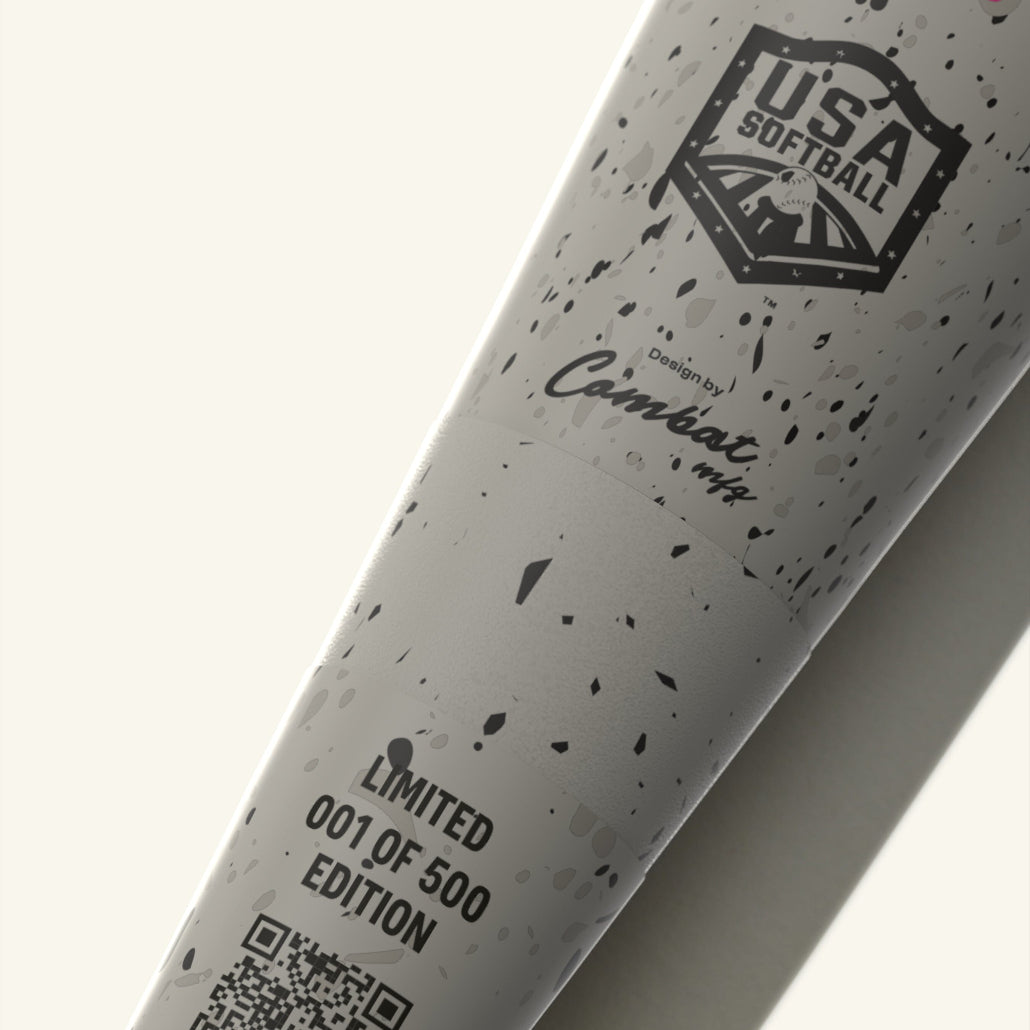 2026 Combat Cookie Jar "Cookies & Cream" Bradley Jones CR-1 End-Loaded Slowpitch Bat USA (ASA): CSA6CJBJL Bats Combat 