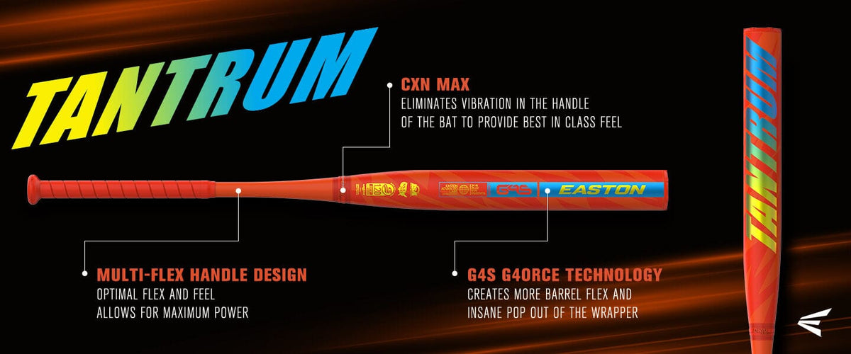 2026 Easton Tantrum 2-Piece End-Loaded 12" USSSA Slowpitch Softball Bat: ESU6TNTSL Bats Easton 