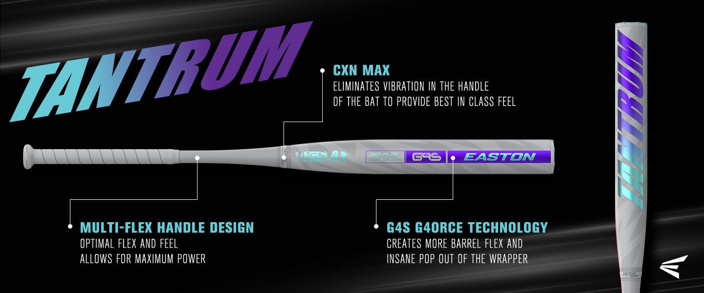 2026 Easton Tantrum 2-Piece Motherload USSSA Slowpitch Softball Bat: ESU6TNTX Bats Easton 