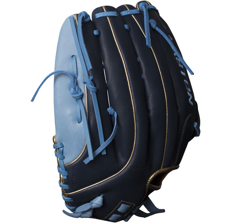 Easton Tantrum Series 14" Slowpitch Softball Glove Navy/Carolina Blue: ETNT140-6N Equipment Easton 