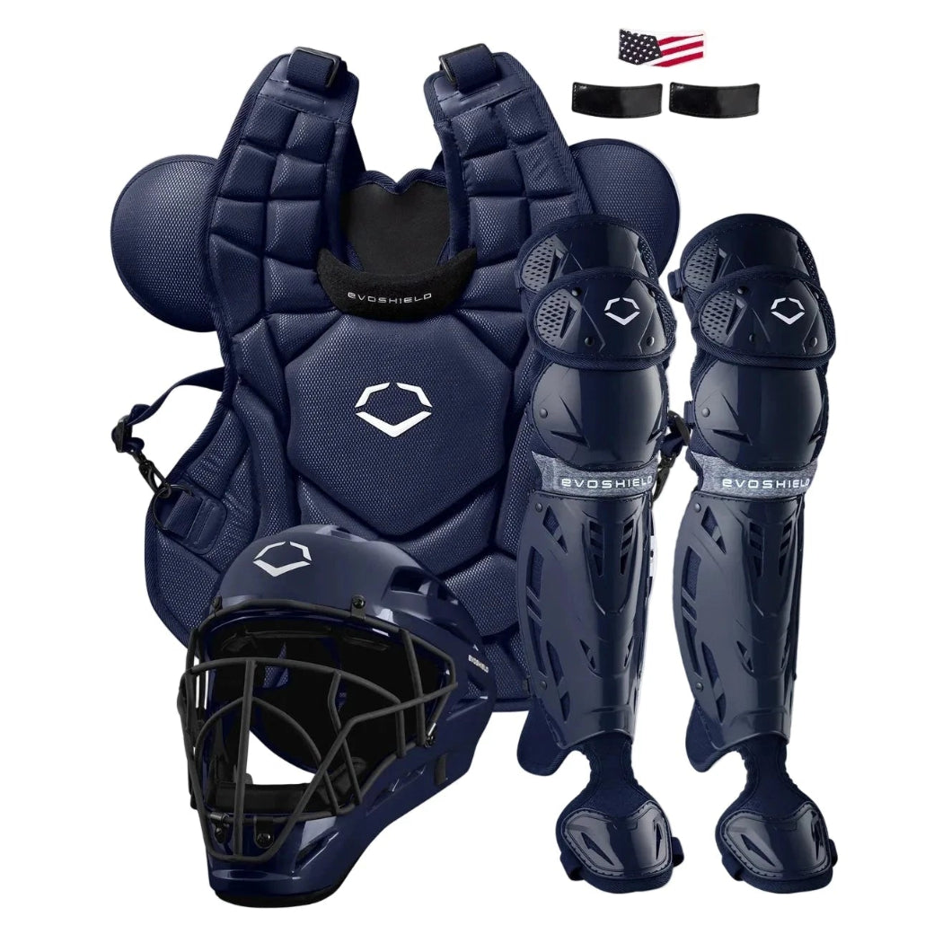 Evoshield SRZ-1™ Baseball Catcher’s Equipment Set: SRZ-1 Equipment EvoShield Navy - Adult 
