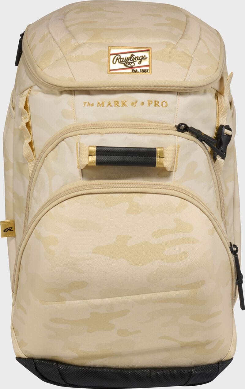 Rawlings Gold Collection Backpack: GCBKPK Equipment Rawlings Sand Camo 