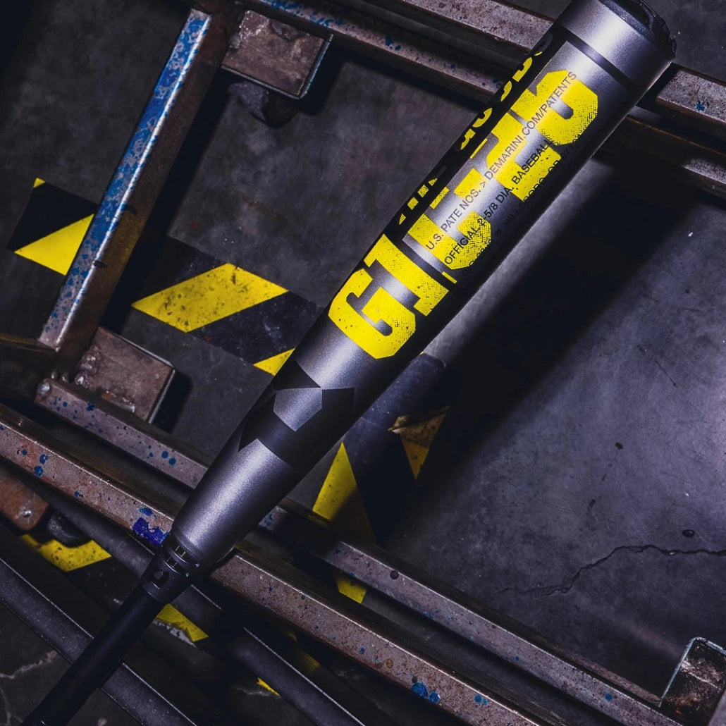 2026 DeMarini The Goods™ LE Gunmetal (-3) BBCOR Baseball Bat: WBD2650010 Bats DeMarini 