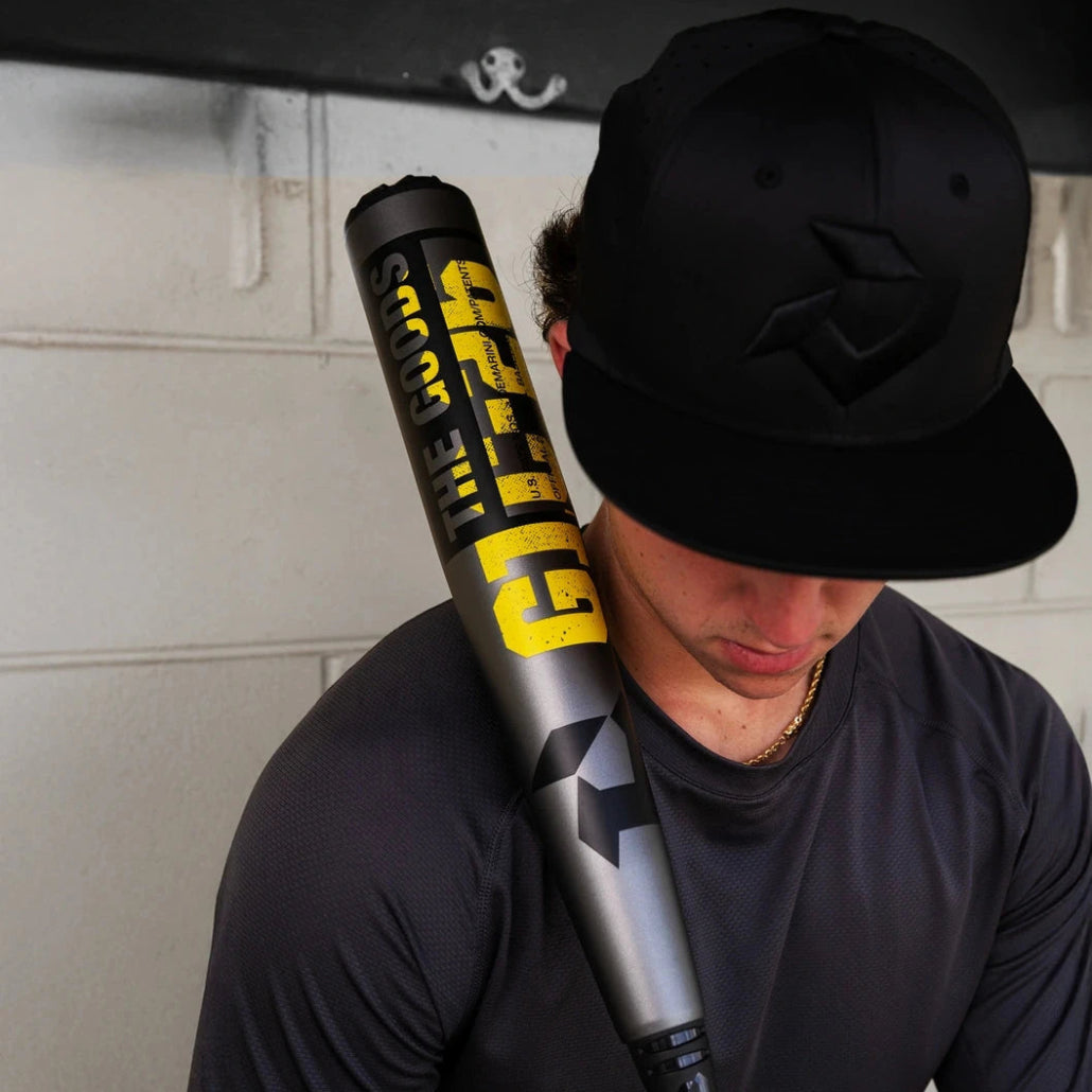 2026 DeMarini The Goods™ LE Gunmetal (-3) BBCOR Baseball Bat: WBD2650010 Bats DeMarini 