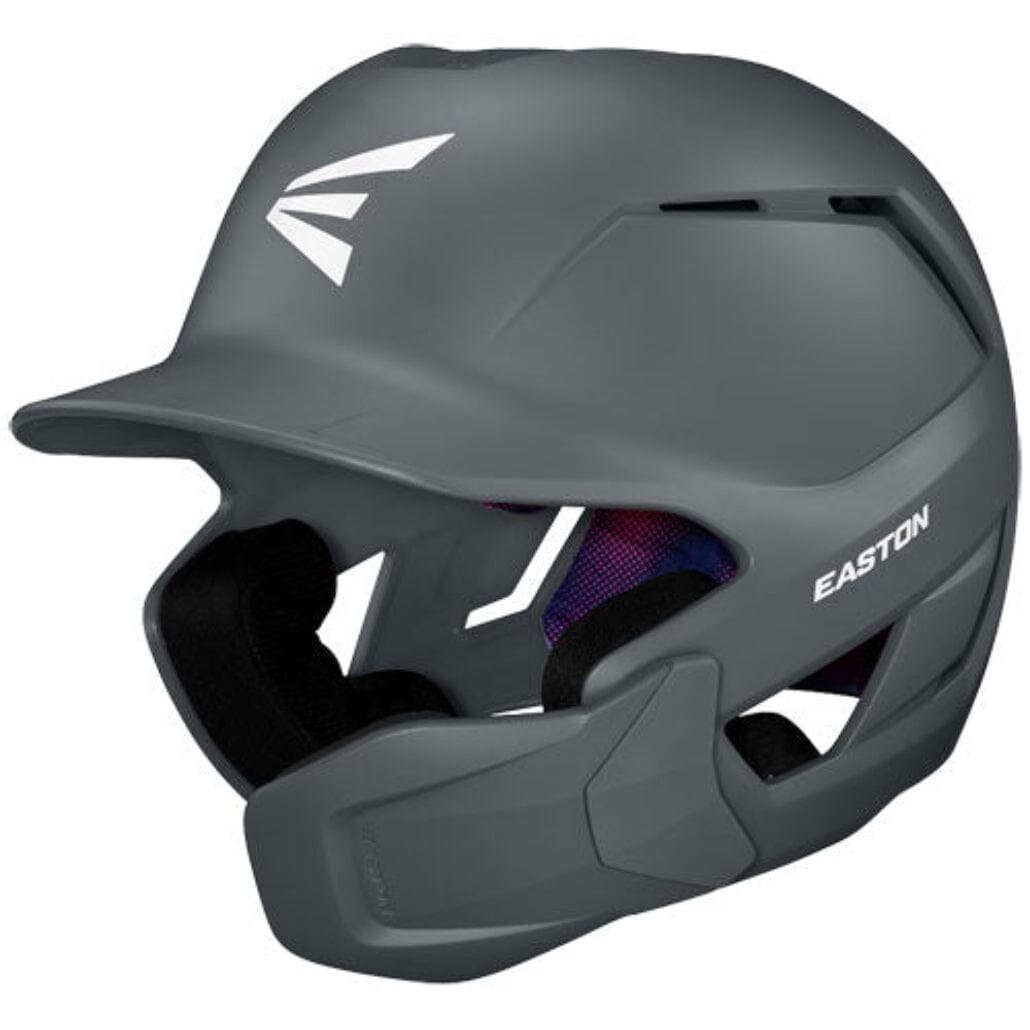 Easton Z50 Batting Helmet With Multi-Adjust & Reversible Jaw Guard: Z50MATMJG Equipment Easton Black Medium/Large 