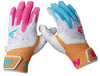 Easton Walk-Off Ethos Sugar Rush Youth Batting Gloves (Light Blue-Pink): WOBGY25